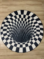 Hole 3D Optik İllüzyon Halı