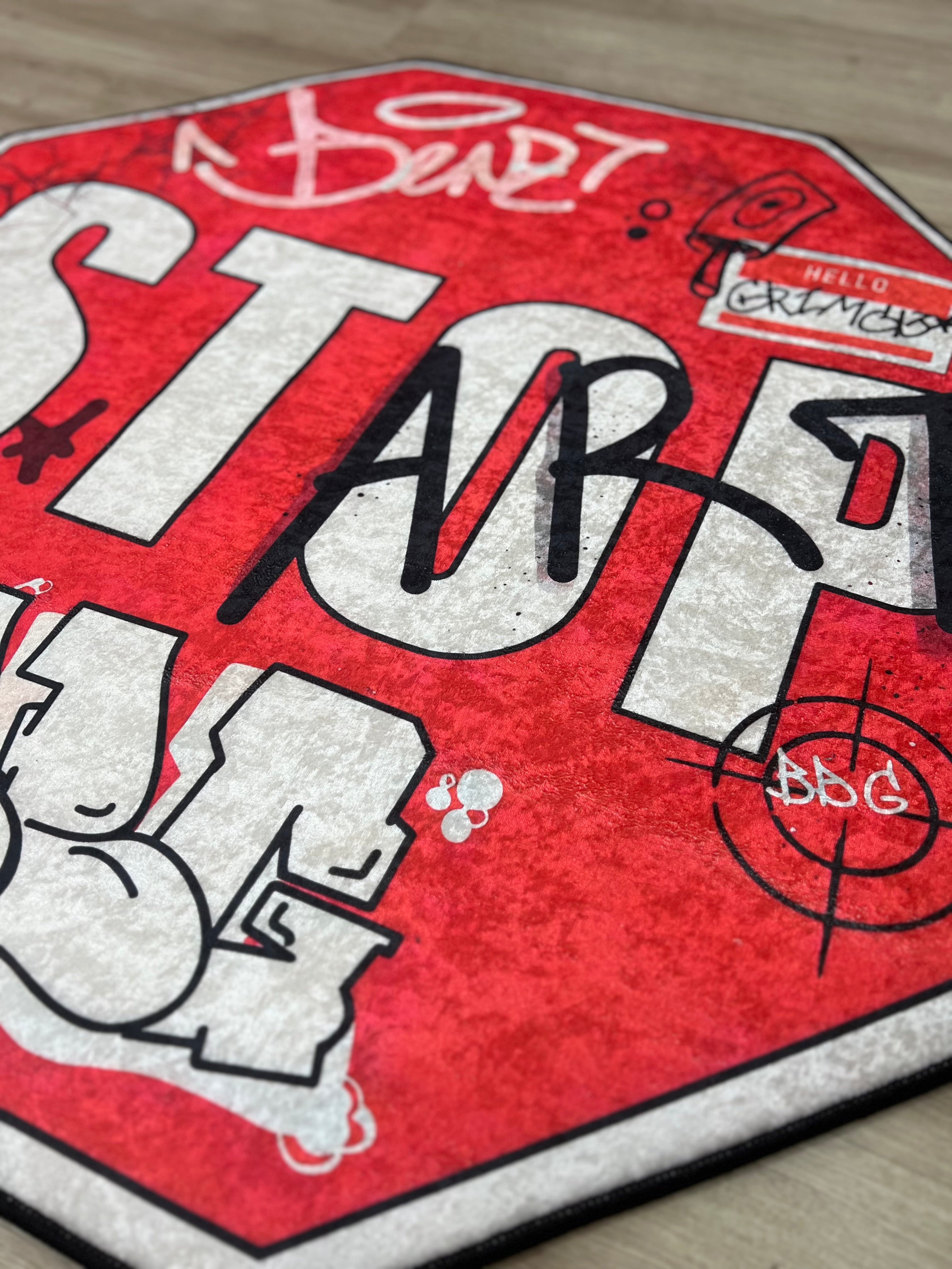 Stop Sign Halı