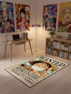 Luffy Wanted Halı
