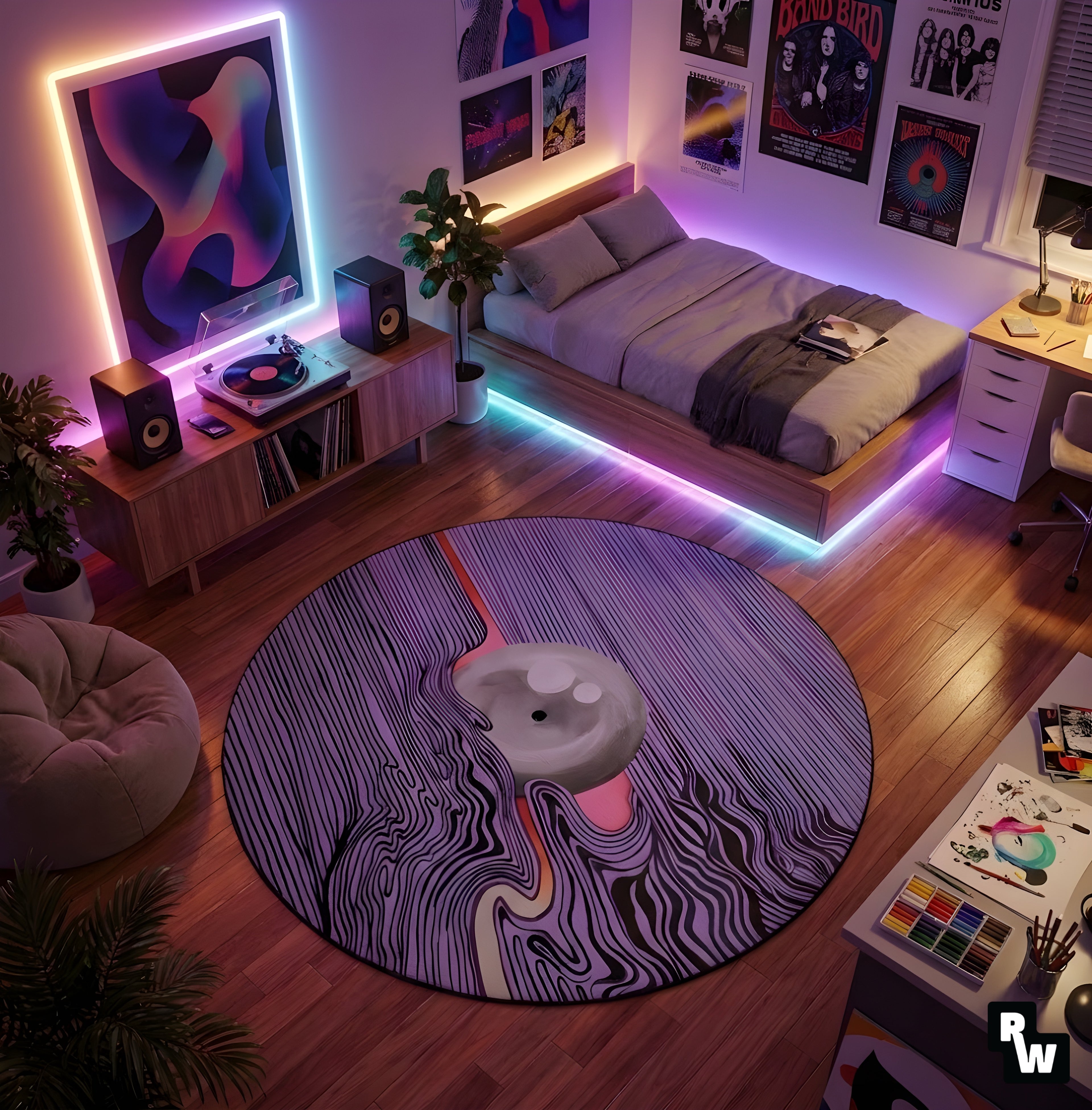 Tame Impala Currents Halı