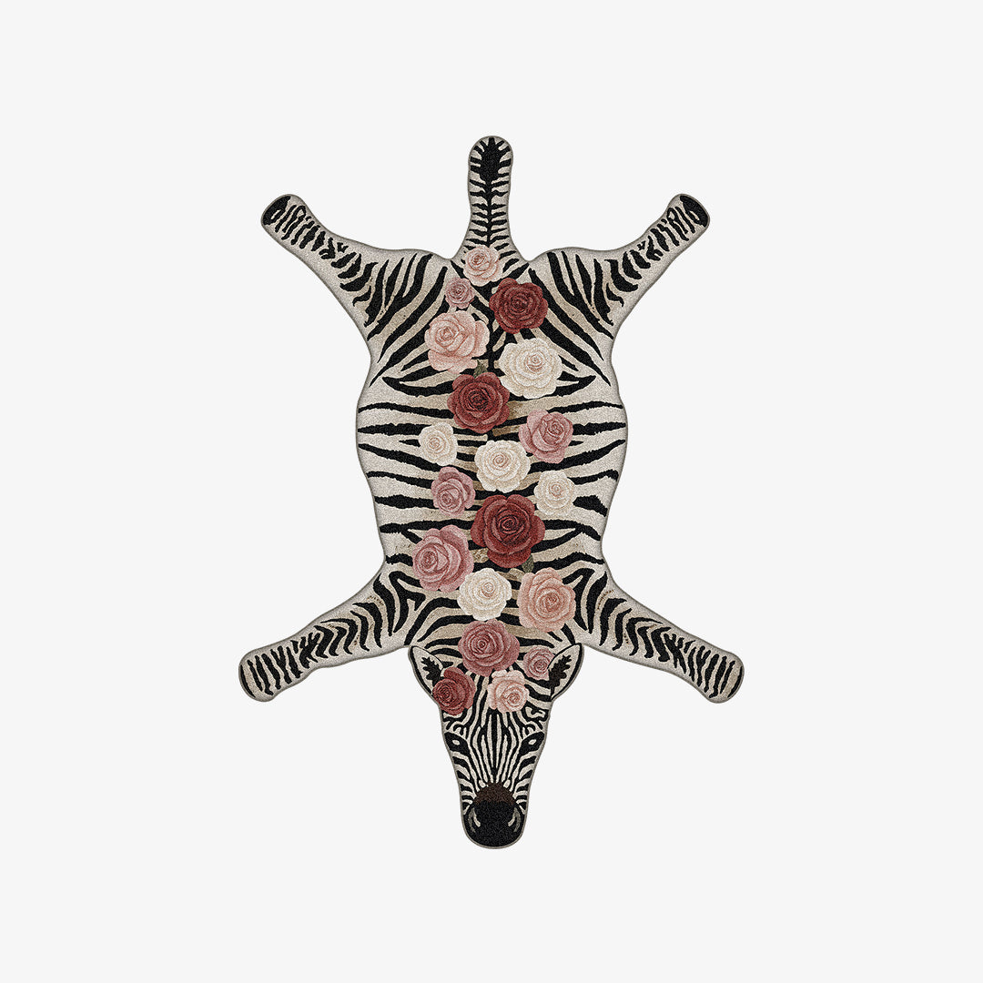 Rose Zebra Özel Kesim Halı