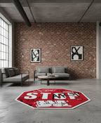 Stop Sign Halı